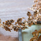 Vintage Baroque Golden Pearl Leaf Tiara